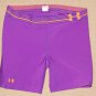 Womens Under Armour Padded Sliding Base Layer Compression Shorts XLarge Purple