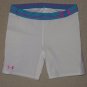 Womens Under Armour Padded Sliding Base Layer Compression Shorts Large White