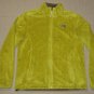 Womens The North Face Full Zip Osito Fleece Jacket Coat M Medium Yellow Mustard