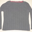 Womens Tommy Hilfiger Cable Long Sleeve Shirt Knit Top Blouse Sweater XL Gray