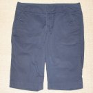 Womens Tommy Hilfiger Bermuda Walking Casual Long Shorts Sz: 6 Blue Solid EUC
