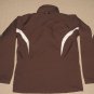 Womens Columbia Softshell Full Zip Jacket Medium Brown 2 Pockets Fall Spring