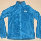 Womens The North Face Full Zip Osito Fleece Jacket Coat XS Extra Small Blue