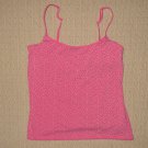 Womens Victoria's Secret Pajama Sleepwear Stretch Strappy Tank Top Medium Pink
