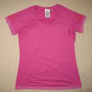 Womens Adidas Climacool Running Work Out Athletic Fitness Yoga Shirt Medium Pink
