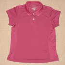 Womens Adidas Climalite Short Sleeve SS Golf Polo Shirt Small Pink Tennis