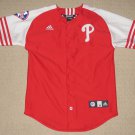 MLB Baseball Philadelphia Phillies Chase Utley Jersey Youth Medium 10-12 Adidas
