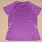 Womens Adidas Climalite "Keeps You Dry" Short Sleeve Shirt Large Purple Athletic