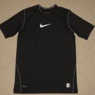 Boys Nike Pro Fitted Dri-Fit Short Sleeve SS Shirt Youth XL XLarge 18-20 Black