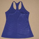 Womens Nike Dri-Fit Slim Fit Tank Top Large Blue Athletic Fitness Workout