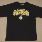 NFL Football Vintage Pittsburgh Steelers T-Shirt By NFL Team Apparel Large Black