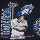 MLB Baseball Vintage Toronto Blue Jays 90s 1991 T-Shirt Large Old School 2 Sided