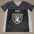 NFL Football Flag Reversible Jersey Oakland Raiders Jersey Adult Medium Black