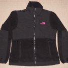 Womens The North Face Polartec Recycle Full Zip Denali Fleece Jacket Small Black