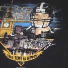 Big Ben Roethlisberger Pittsburgh Steelers The Time Is Now! Shirt Medium Black