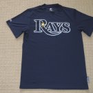 MLB Baseball Majestic Tampa Bay Devil Rays Short Sleeve T Shirt M Medium EUC