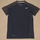 Boys Nike Dri-Fit Short Sleeve SS Shirt Youth Small Blue Athletic Fitness Gym