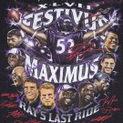 Baltimore Ravens Super Bowl XLVII Festival Maximus Ray's Last Ride Shirt Large