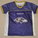 NFL Football Flag Reversible Jersey Baltimore Ravens Boys Youth Large Play 60