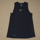 Womens Nike Dri-Fit Athletic Running Workout Sleeveless Tank Top Medium Blue