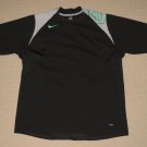 Mens Nike Dri-Fit 90 Athletic Running Workout Short Sleeve SS Shirt Large Black