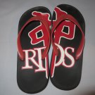 Mens RDS Red Dragon Apparel Slide Sandals & Flip Flops Sz: 8 Black Red