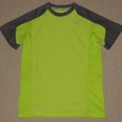 Boys Nike Dri-Fit Short Sleeve SS Shirt Youth Large Yellow Gray Athletic Fitness