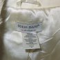 Womens GUESS Alpaca Wool Double Breast Faux Fur Coat Medium Beige 6 Buttons