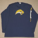NHL Hockey Buffalo Sabres Long Sleeve LS Shirt Adult Large Blue Lee Sport