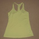 Womens Nike Dri-Fit Racerback Sleeveless Tank Top Athletic Running Large Yellow