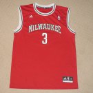 NBA Basketball Brandon Jennings Milwaukee Bucks #3 Jersey Adult Medium Adidas