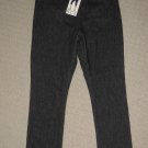 Womens HUE City Jeans Demin Capri Leggings Pants Small Black NWT NEW