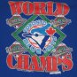 MLB Baseball Vintage Toronto Blue Jays 1992 World Series Champs T-Shirt Large