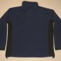 Mens The North Face Full Zip Fleece Jacket Coat Large Black Blue 2 Pockets