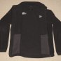 Mens The North Face Full Zip Fleece Jacket Coat Small Black 2 Pockets