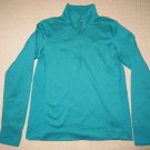 Womens Columbia Omni-Wick 1/4 Zip LS Soft Shell Pullover Jacket  Small Green EUC