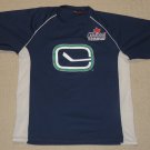 NHL Hockey Vancouver Canucks Molson Canadian Beer Logo Promo SS Shirt XL XLarge