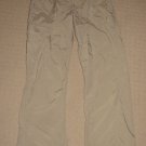 Womens Patagonia Cargo Pants Sz: 6 Beige Tan Nylon Hiking Outdoor Camping Climb
