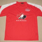 Molson Canadian Team Canada Hockey Short Sleeve SS Shirt Adult XL XLarge Red