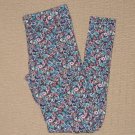 Womens American Eagle Outfitters High Rise Leggings Medium Floral Multi Colored
