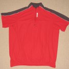 Mens Sugoi Cycling Biking Bike 1/4 Zip Short Sleeve SS Jersey XL Red 3 Pockets