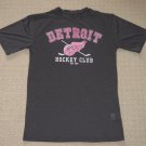 NHL Detroit Red Wings Hockey Club Est. 1924 Short Sleeve SS Shirt Medium Gray