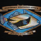 Mens Humuhumu Nukunuku Apua'A Hawaii's State Fish T Shirt Black M Medium