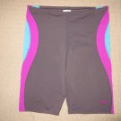 Mens Speedo Swimwear Swimsuit Jammer Compression Swim Short Sz: 38 Gray Pink