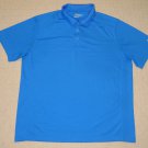Mens Nike Dri-Fit Tour Performance Short Sleeve Golf Polo Shirt XL Blue Tennis