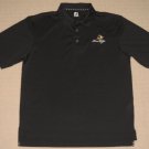 Mens Footjoy FJ Deer Ridge Golf Club Short Sleeve SS Golf Polo Shirt Large Black