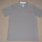 Mens Callaway Short Sleeve SS Golf Polo Shirt M Medium Gray Polyester Solid