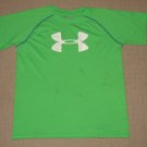 Boys Under Armour Heatgear Loose Coupe Lache SS Shirt Youth XLarge YXL Green