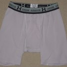 Mens Under Armour UA Athletic Base Layer Compression Shorts LG Large Gray