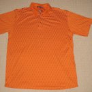 Mens Nike Tiger Woods Short Sleeve SS Golf Polo Shirt XLarge Orange 100% Cotton